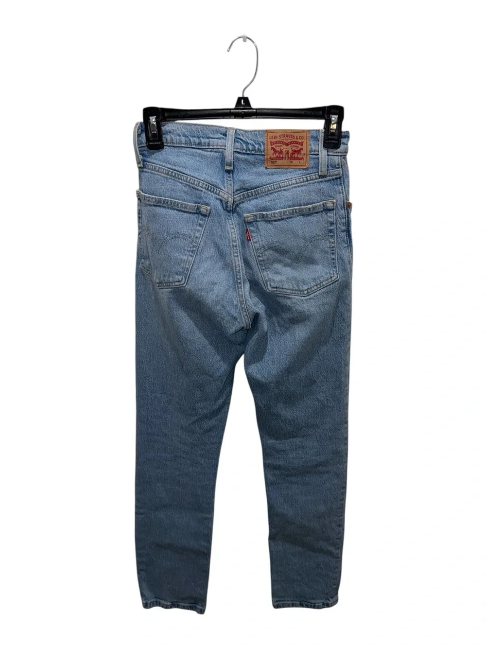 Levi’s 501 Button Fly High Rise Straight Leg Jeans Light Wash Size 24 - Picture 5 of 8